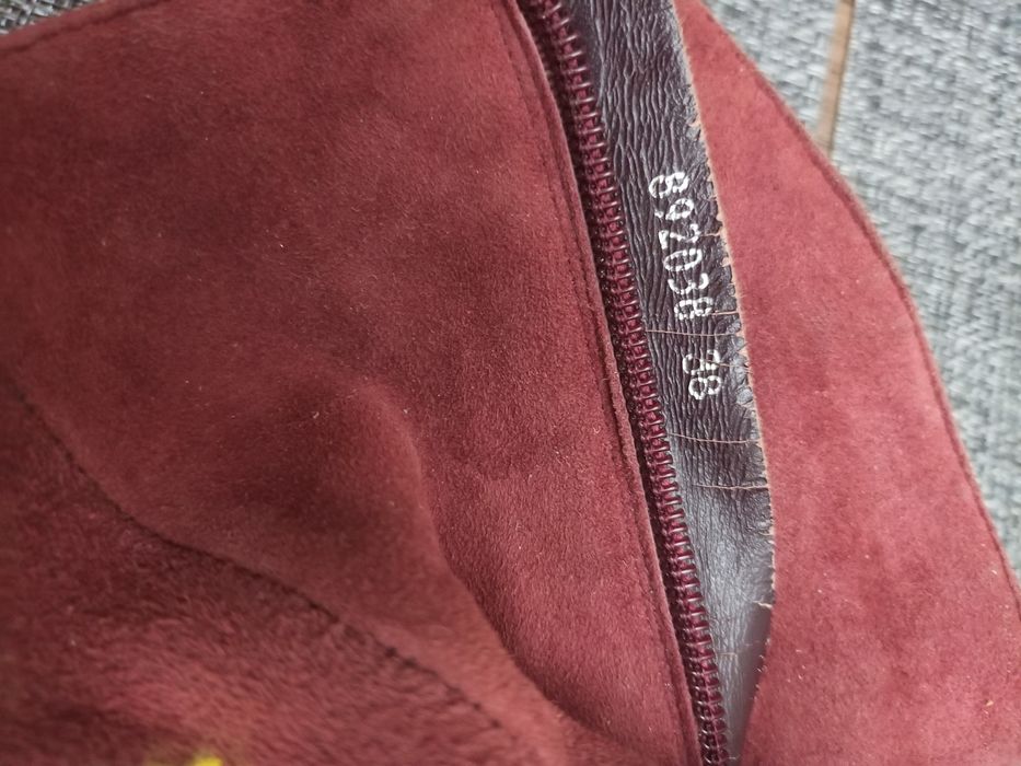 Сапоги женские зимние  замшевые размер 38