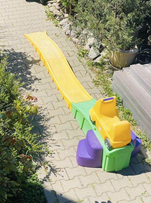 Rollercoaster, tobogan copii cu masinuta, 3,1m