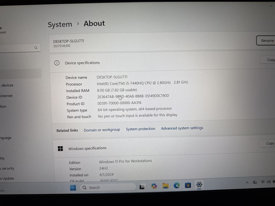 Laptop Lenovo ThinkPad T470P i5 8gb 500 ssd