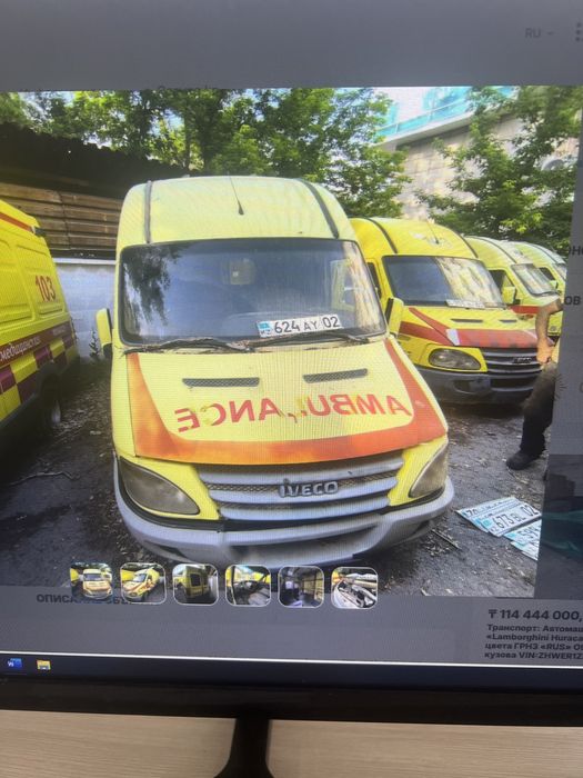 Продам ивеко целнометалический фургон