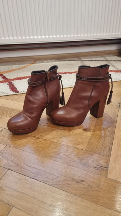 Botine damă din piele naturala 36