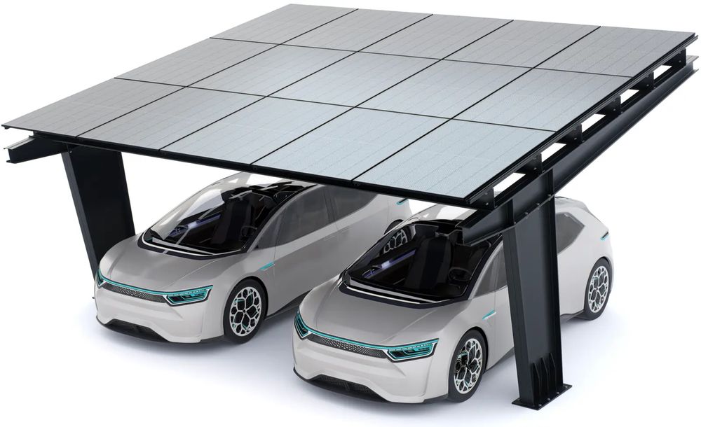 Carport auto pe structura metalica