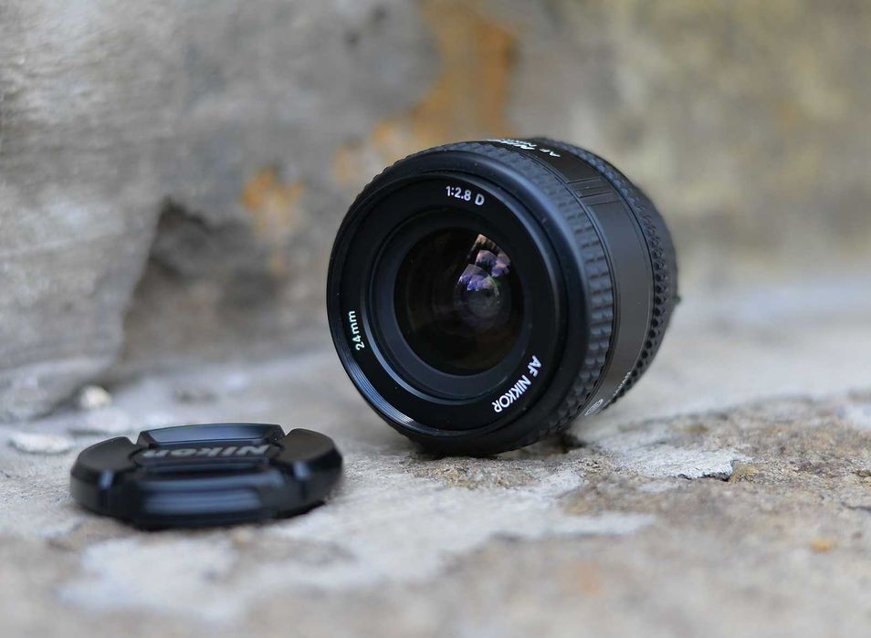 Nikon AF 24 mm f/2.8D obiectiv foto made in japan profesional