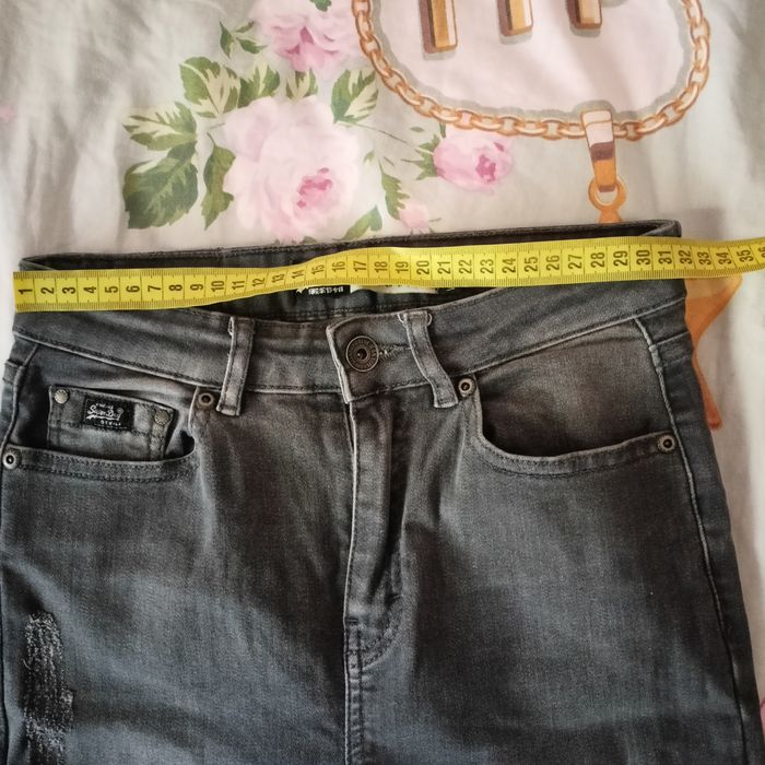 Сиви дънки Superdry