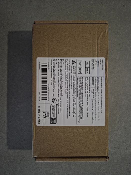 Кейс за Samsung Galaxy Fold 7 с вградрна писалка - черен/ прозрачен