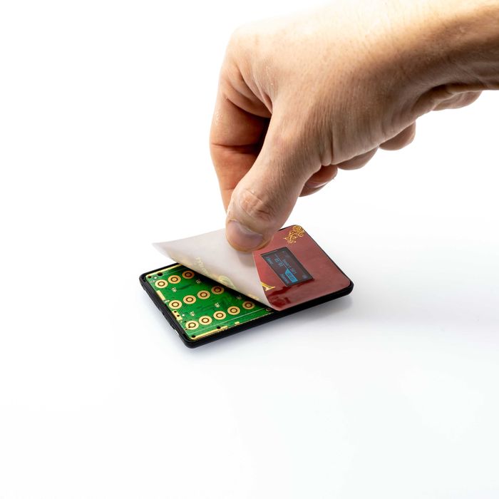 Casca de copiat invizibila tip Card GSM - Microfon in card, fara fire