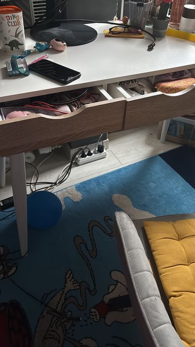 Birou PLOVSVAD 50x110, stejar alb, Jysk