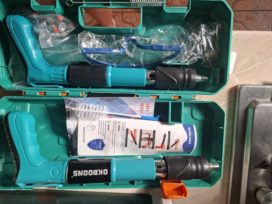 Pistol impuscat cuie in beton sau fier