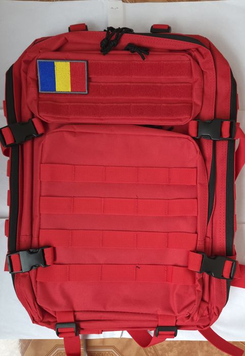 Rucsac Militar  Rosu 50 L ,Drumeții, Camping,Nou