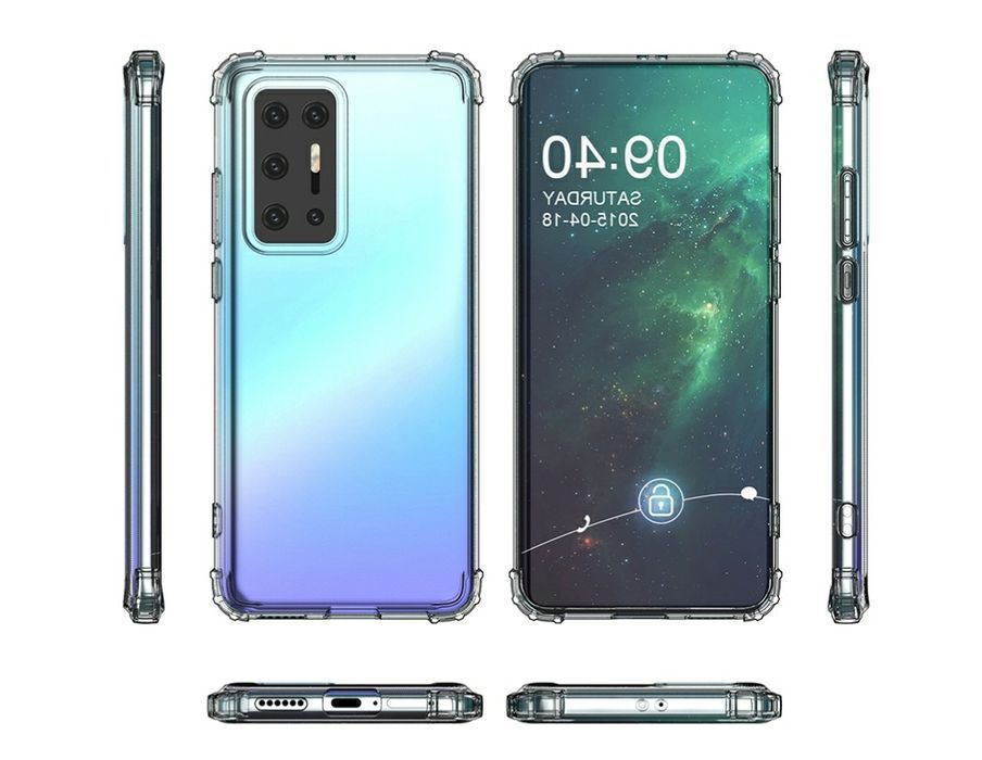 Прозрачен Силиконов Удароустойчив Кейс за Huawei P40 Lite Pro Nova 5T