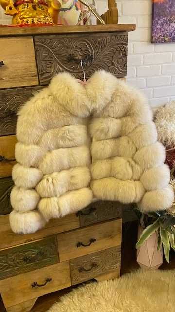 Палто лисица*100% естествена кожа