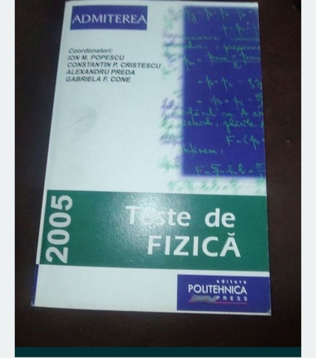 Teste de fizica 2005
