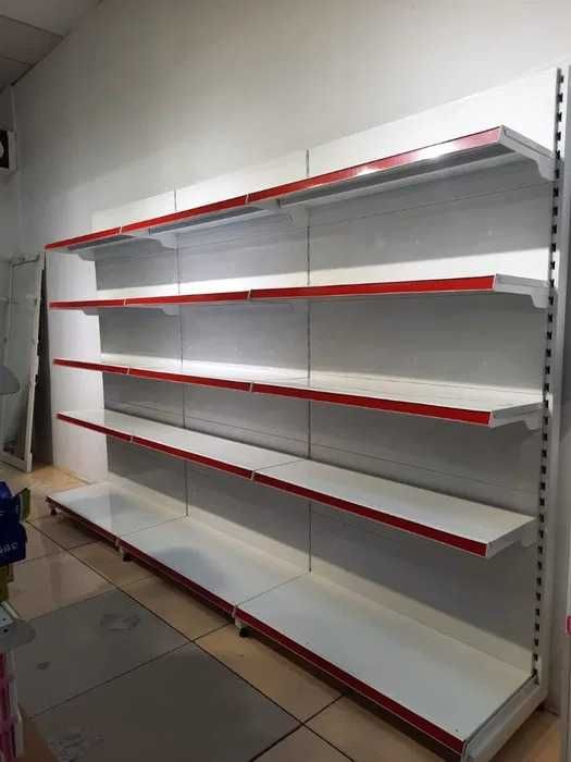 Металлические полки островные  стелажи ветрины торговые для магазина