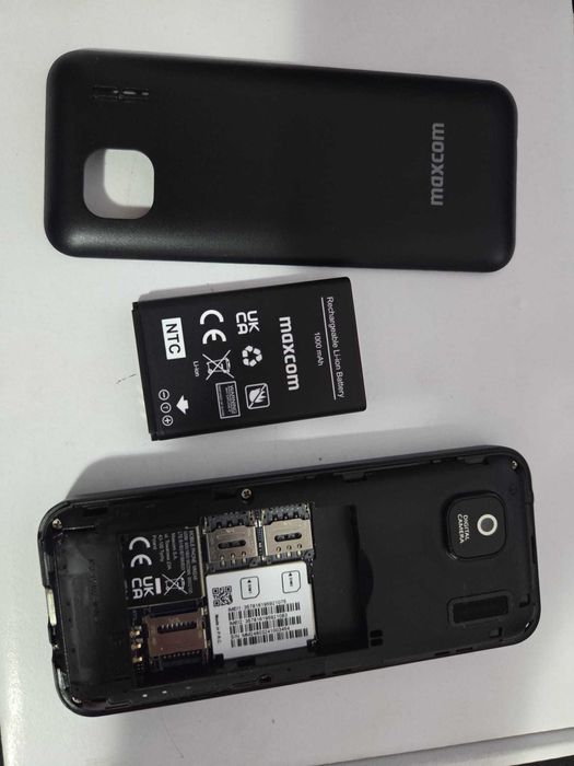 Telefon MAXCOM Classic MM248, 48MB RAM, 4G, Dual SIM, negru