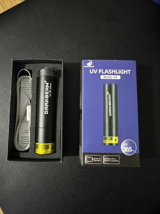 Lanterna UV 365nm DARKBEAM – Reincarcabila – Ultraviolet – Noua