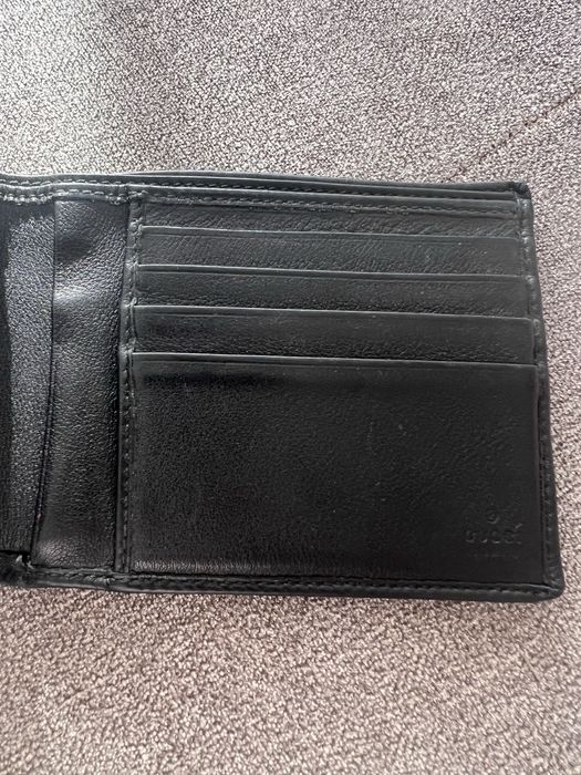 Portofel Gucci Guccissima Leather Web Bifold