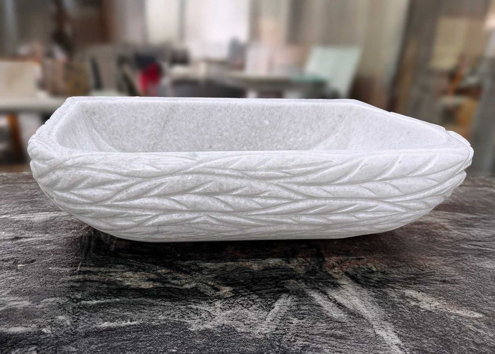 Мивки от естествен камък, ръчна изработка