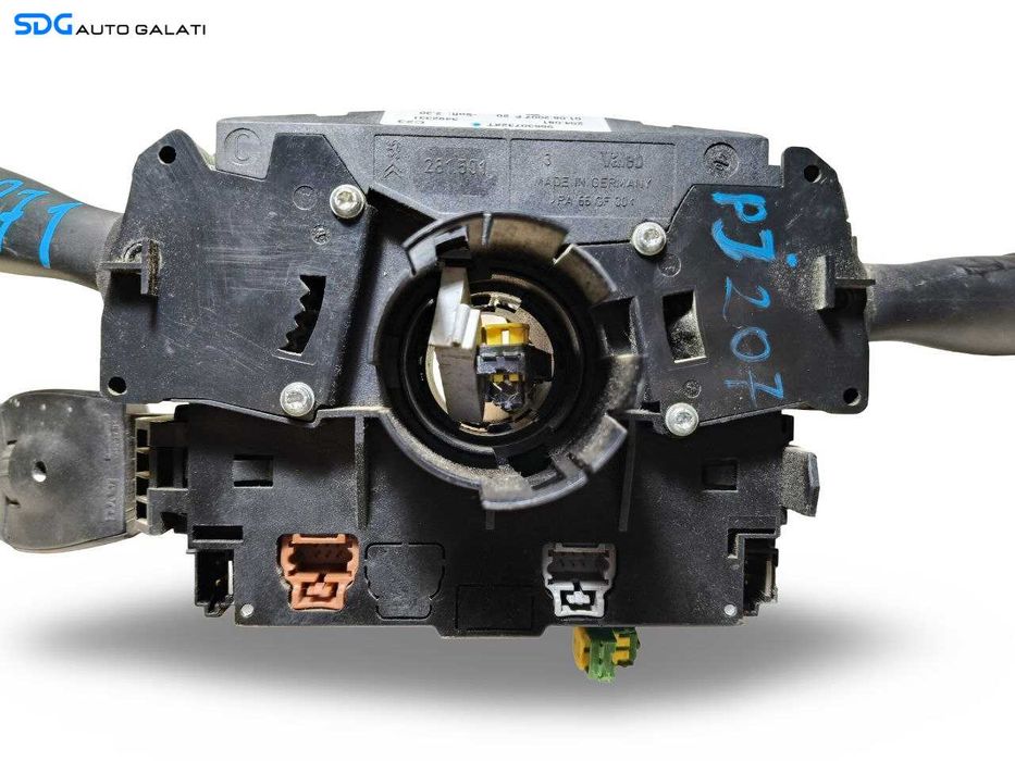 Ansamblu Maneta Manete Semnalizare Stergatoare Bloc Lumini Spira Spirala Senzor Volan Peugeot 207 2006 - 2014 Cod 96630732XT [LS0469]