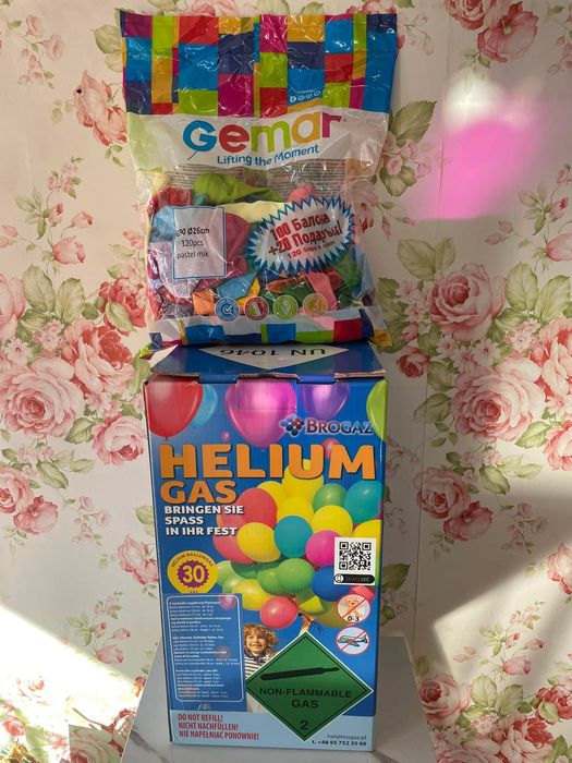 Бутилки с хелий за домашна употреба