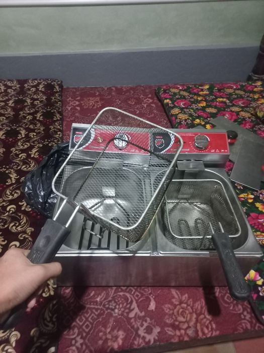 Ikki idishli elektr fritoz