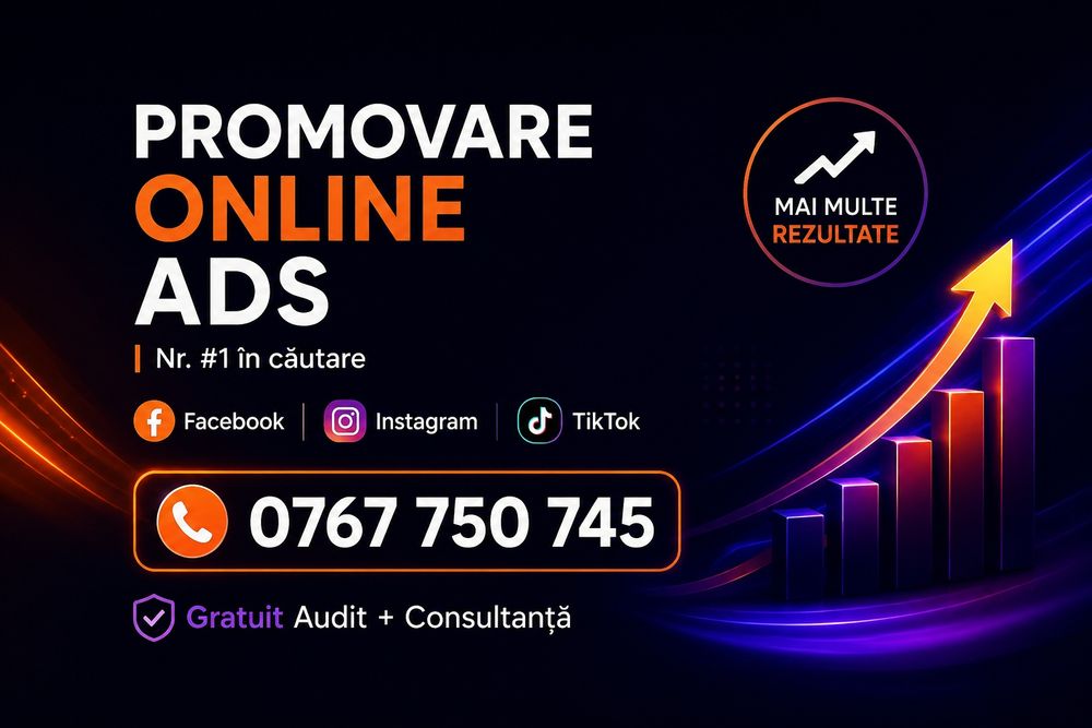 Promovare Google Ads Publicitate Meta Ads Reclame Facebook & Instagram