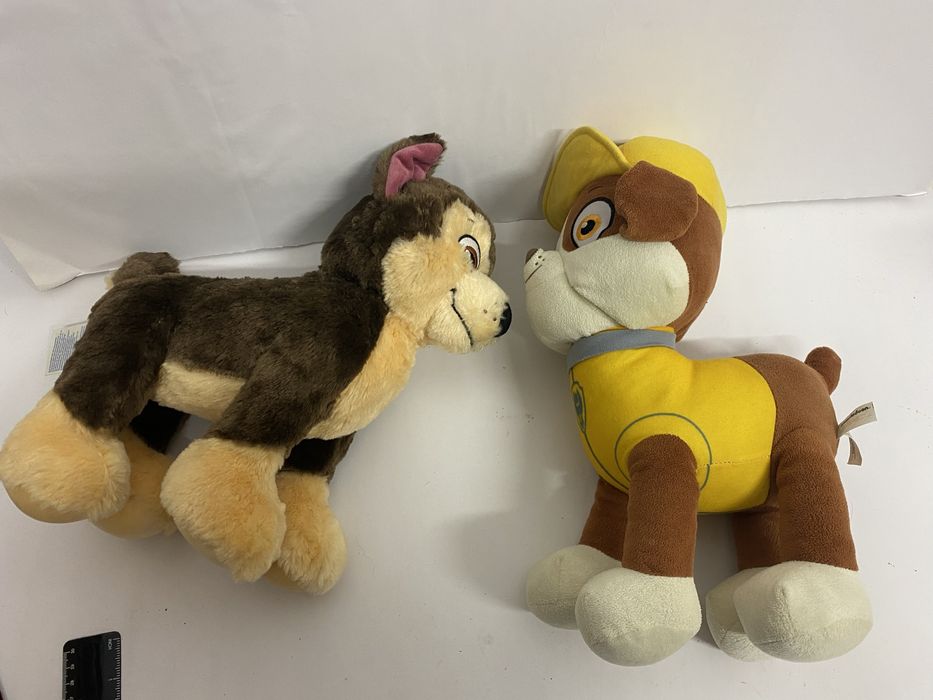 Lot 2 jucării din pluș cațel Patrula Catelusilor NICKELODEON 35 cm