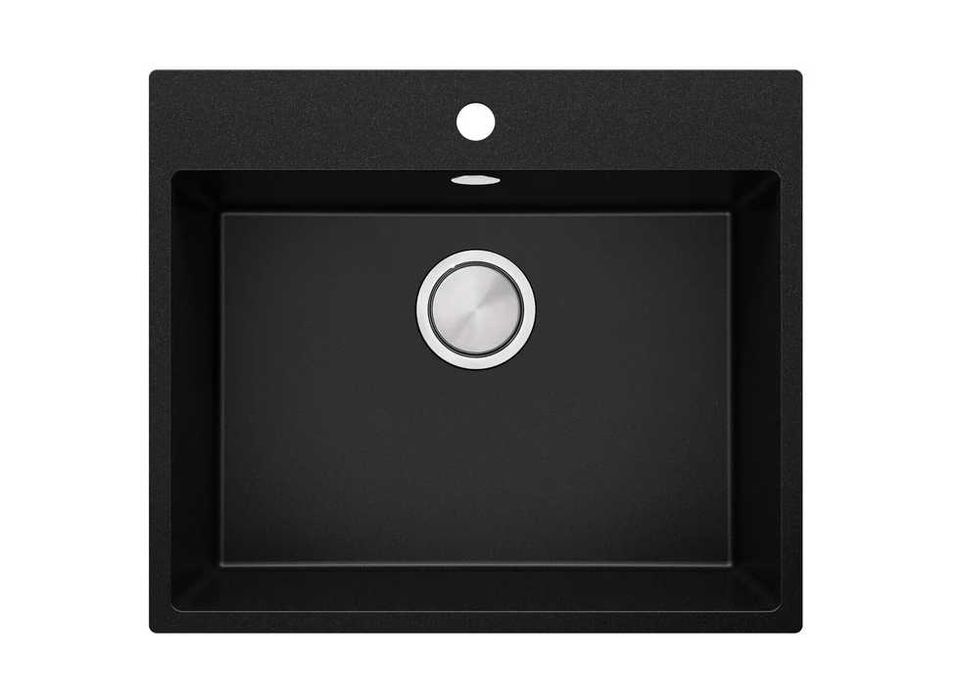 Комплект ПРОМ Мивка+Смесител+Сифон Кухненска Мивка Рига 60 XL 9700 Pro