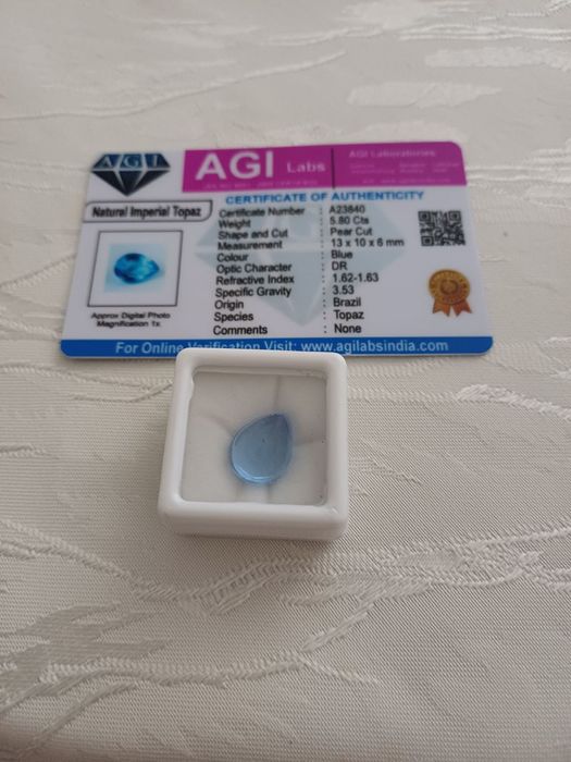 Продавам сертифициран империя топаз