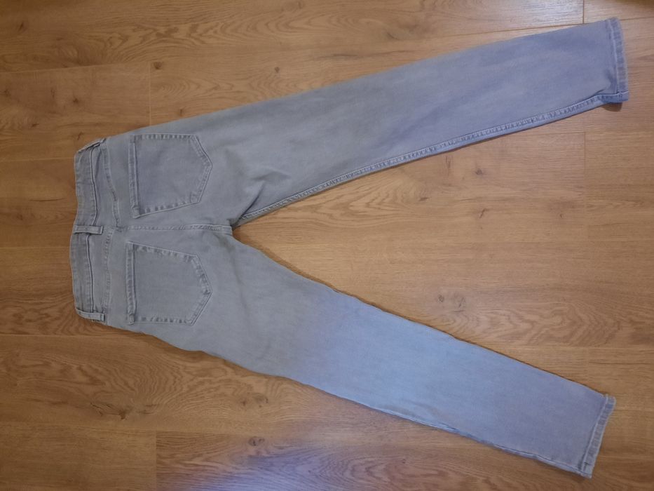 Дамски сиви дънки