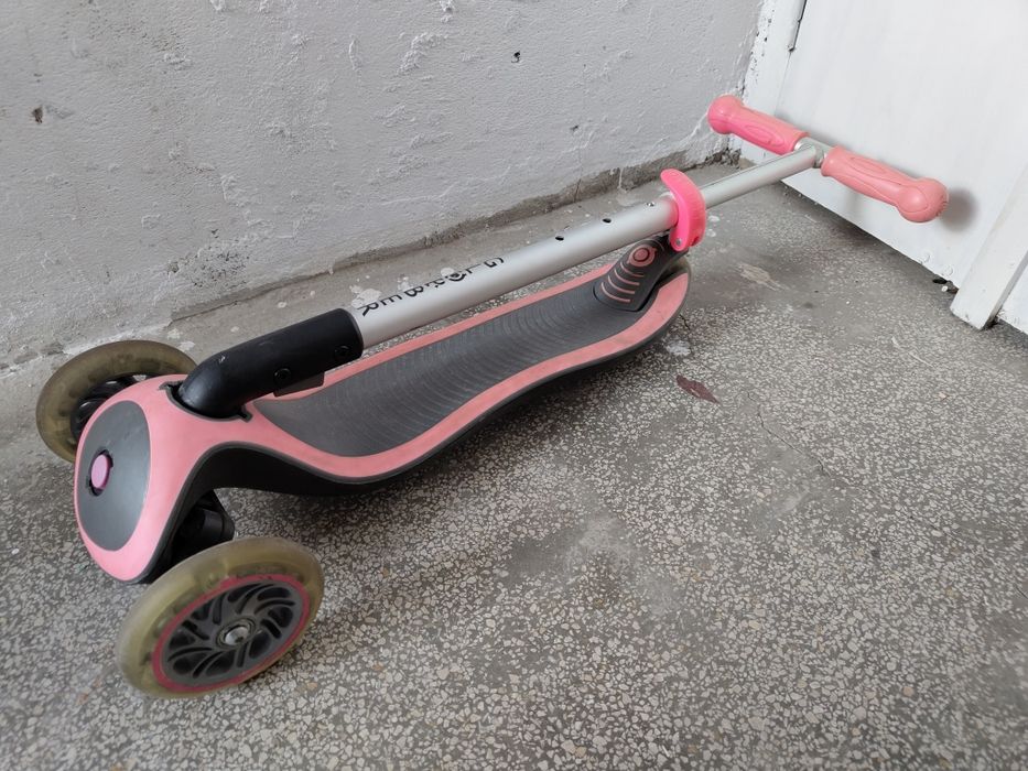 Trotinetă 3 roți Globber Premium fetițe, pliabilă