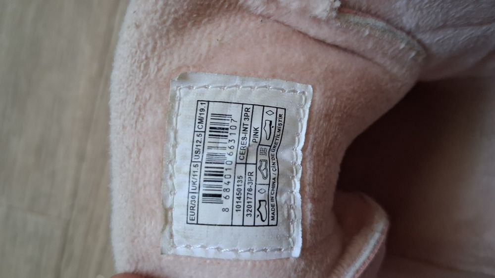 Осенние ботинки для девочки