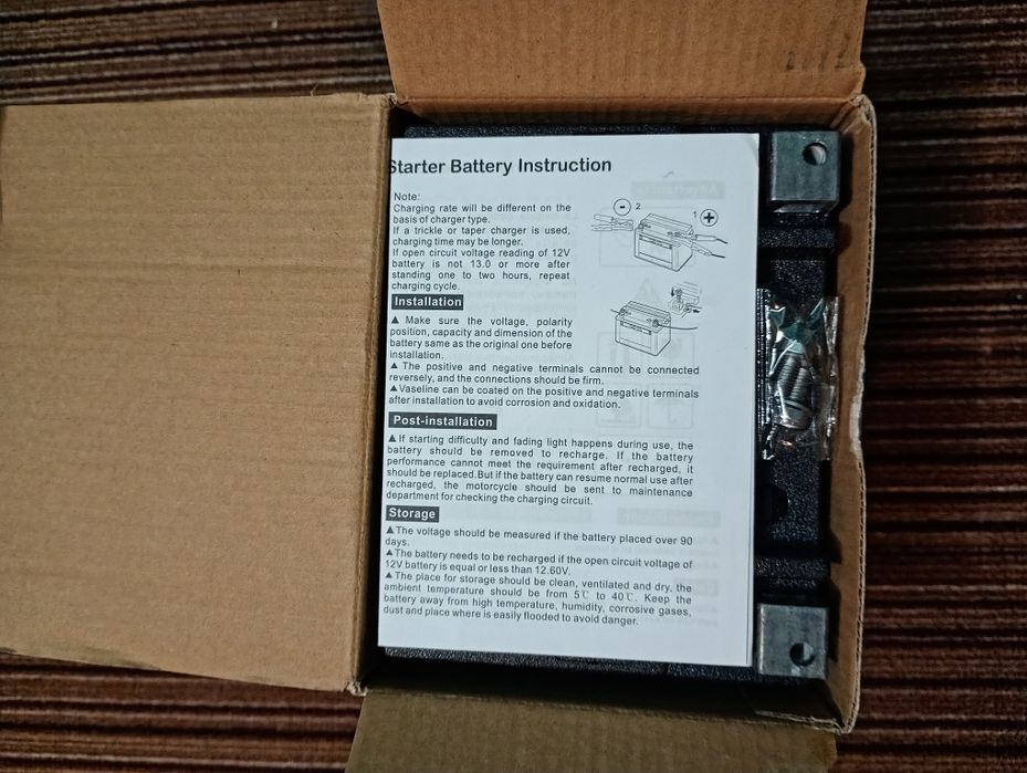 Baterie Moto/Atv Gel Dynavolt GHD28HL-BS (12V 28Ah) - Originală CFMoto