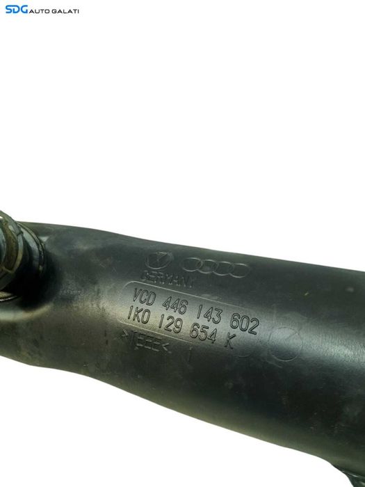 Tub Tubulatura Conducta Admisie Presiune Aer Intercooler Turbo Turbina Turbosuflanta Audi A3 8P 2.0 TDI 2004 - 2013 Cod 1K0129654K [N0487]
