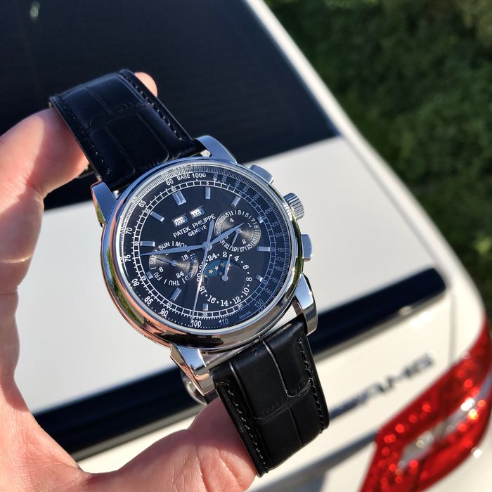 patek philippe perpetual calendar black dial