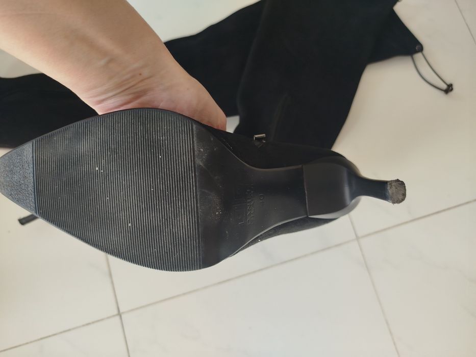 Велурени дамски  ботуши