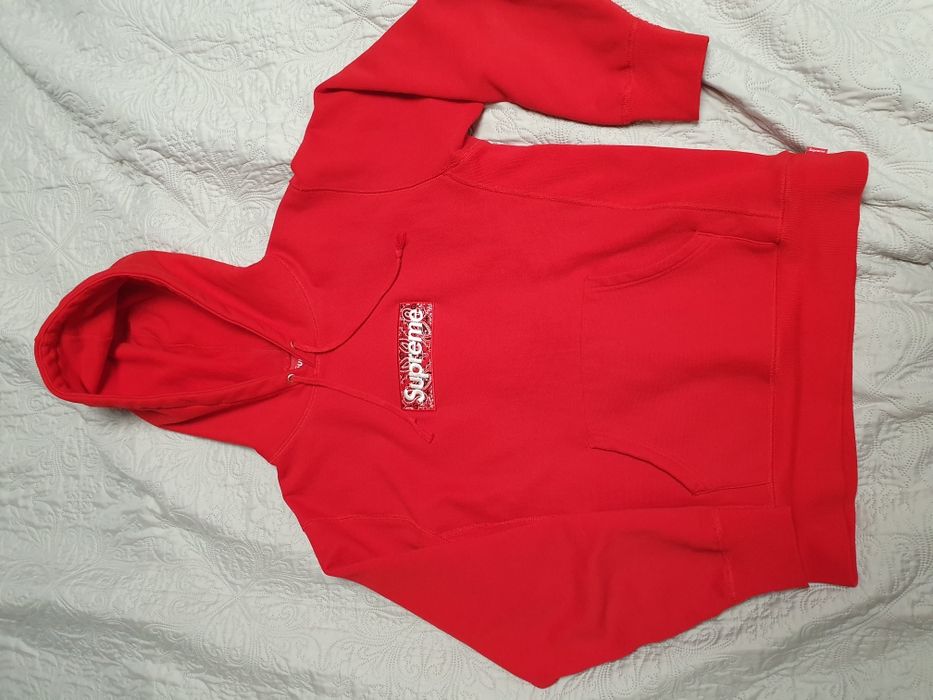 Supreme red bandana box logo