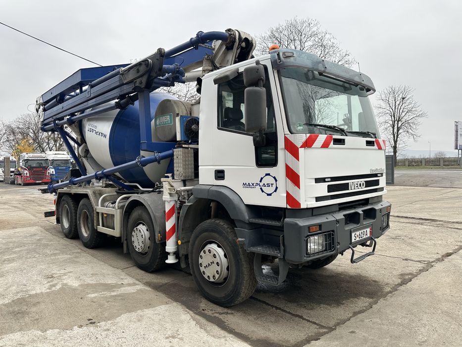 Pompa beton Putzmeister cu cifa IMER 7 mc IVECO