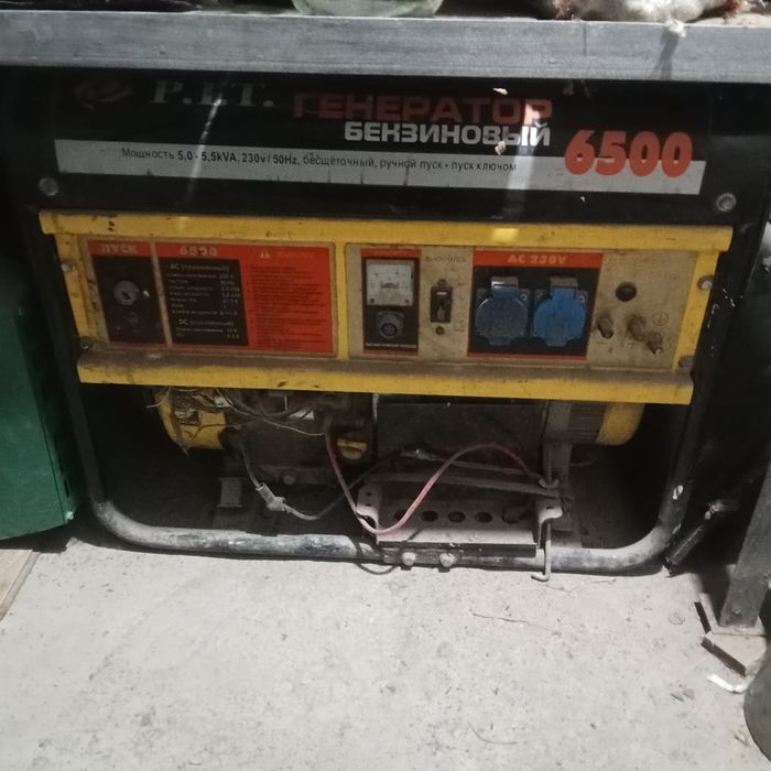 Продам генератор движок бу 6500 кВт