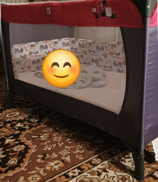 Patut pliabil cu saltea 60x120