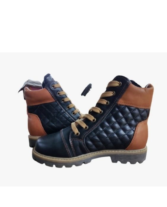 Осенние ботинки кожаные детские
