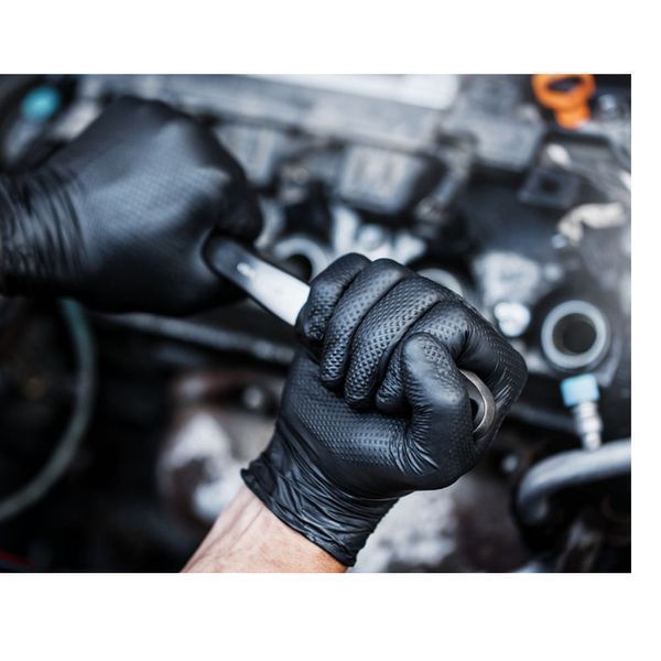 Премиум нитрилни ръкавици mercator gogrip за механици, размер l 50 бр.