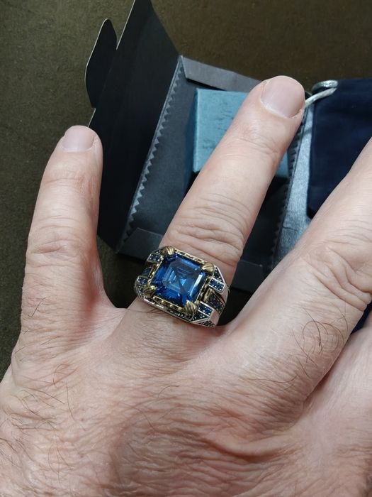 Мъжки сребърен пръстен 925