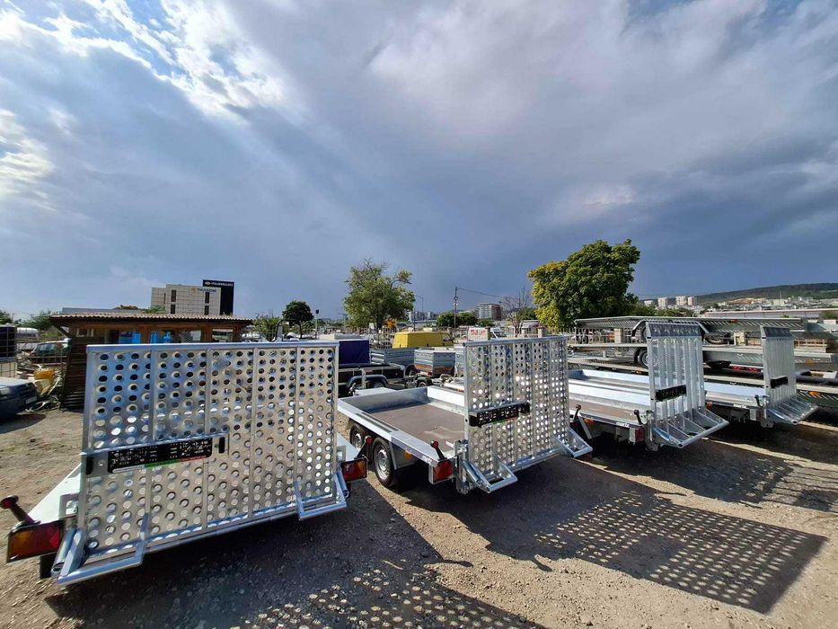 НОВО ремарке за строителна техника 3500КГ