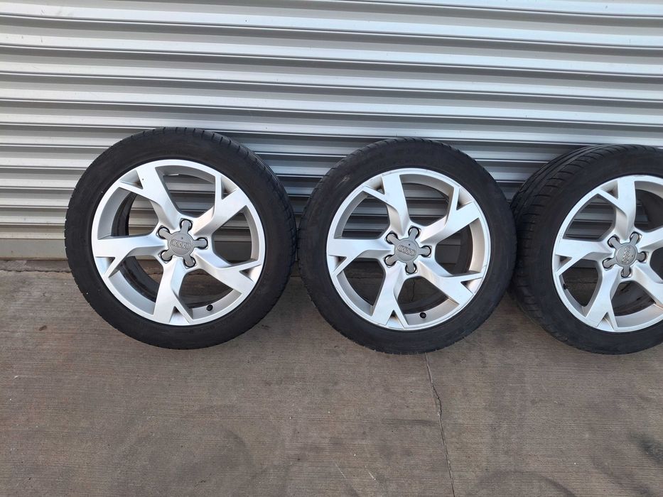 4бр. алуминиеви джанти с гуми 5x112 17 цола за Audi, VW