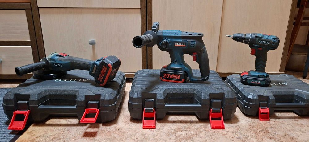 Болгарка, перфоратор, шуруповерт