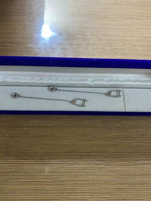 Серьги серебряные