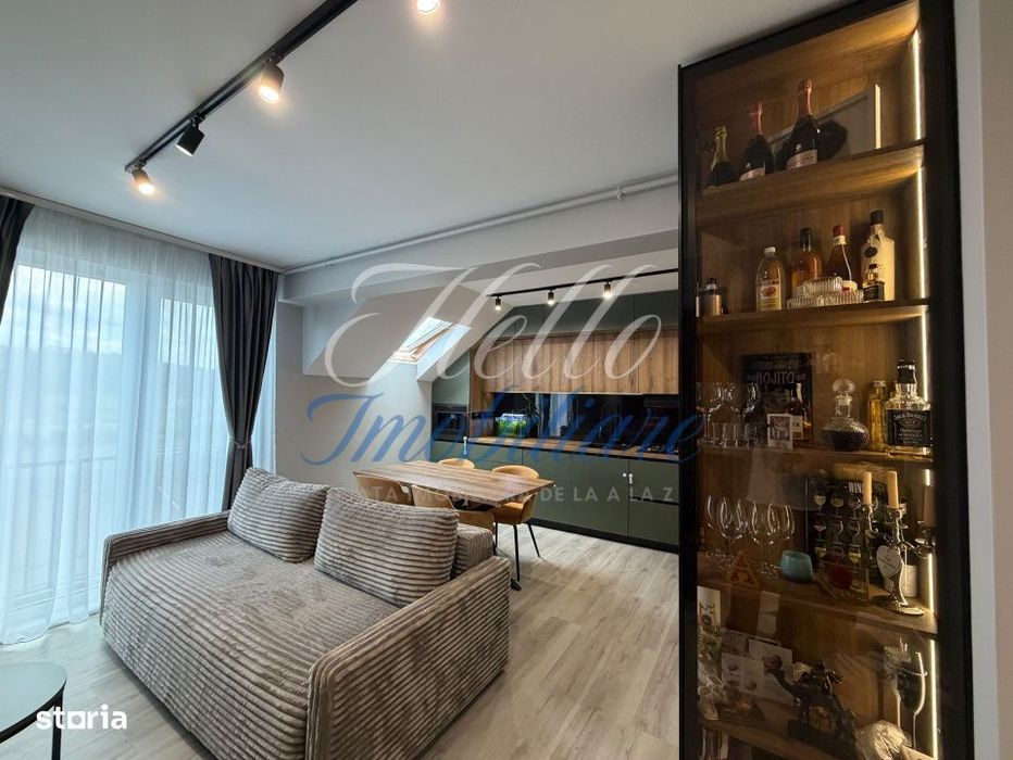Apartament Ultrafinisat 3 camere, mobilat utilat, 68.57 mp, Baciu
