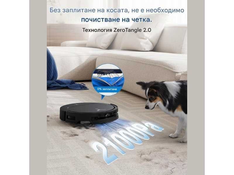 Робот Прахосмукачка ECOVACS DEEBOT T50 OMNI Gen2 – 21000Pa, Черен