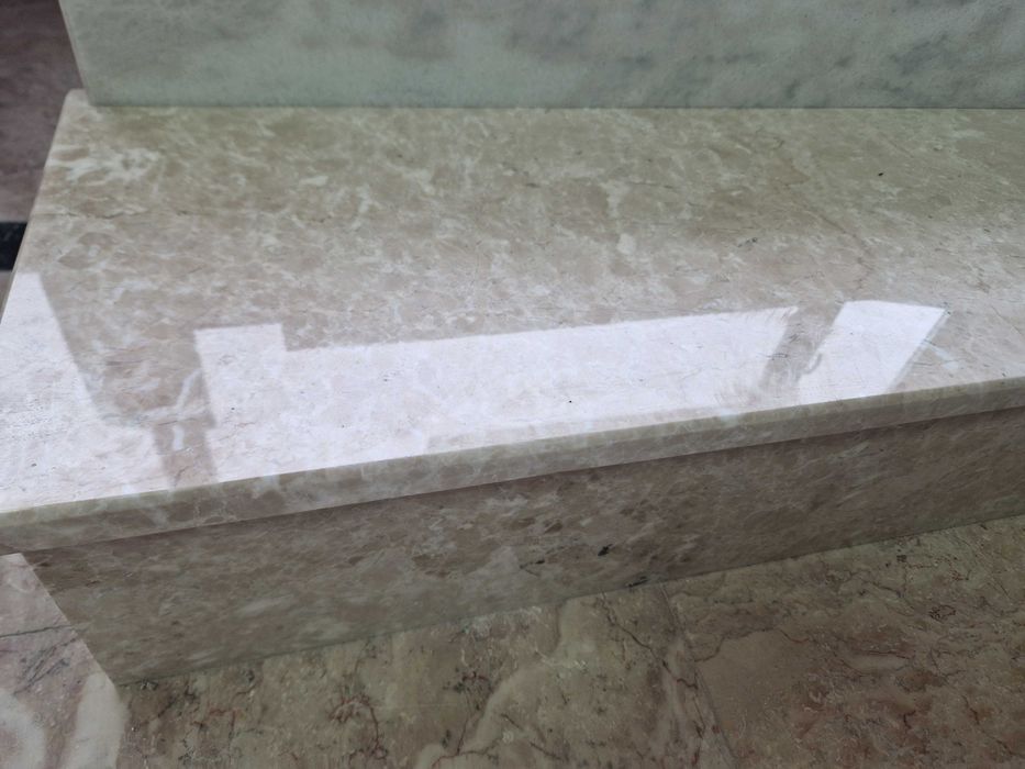 Подпрозоречни первази Мрамор Смирна - 16 Евро л.м. с фаска и водобран