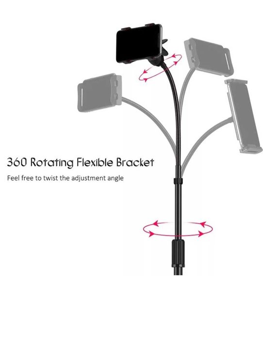 Suport pentru tableta/telefon de podea cu trepied 360